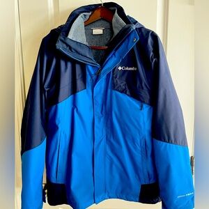 Men’s Columbia Bugaboo II Fleece 3-in-1 Jacket, Size M, Navy